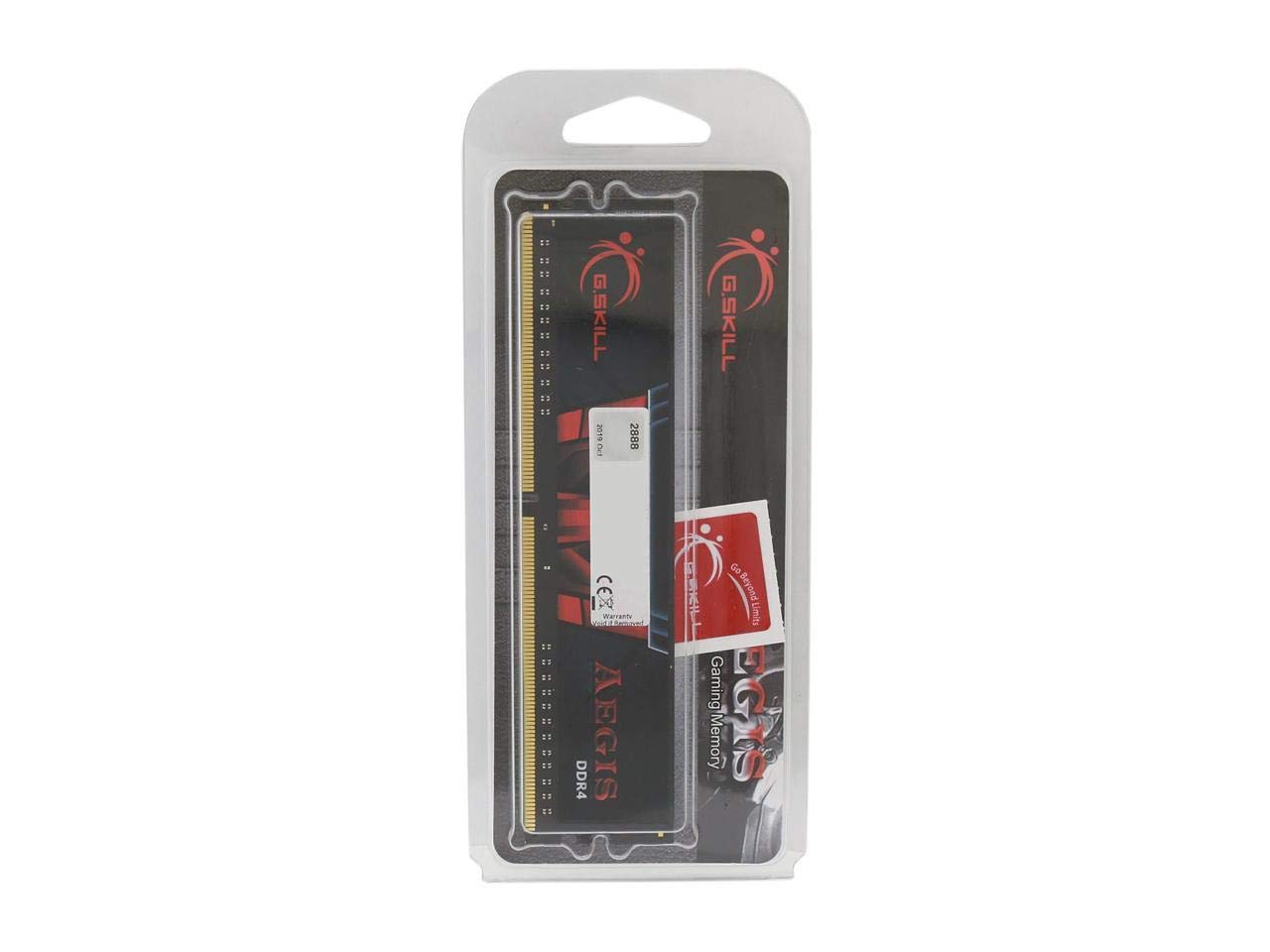 G.Skill 8GB Aegis DDR4 3200MHz PC4-25600 CL16 Single Desktop