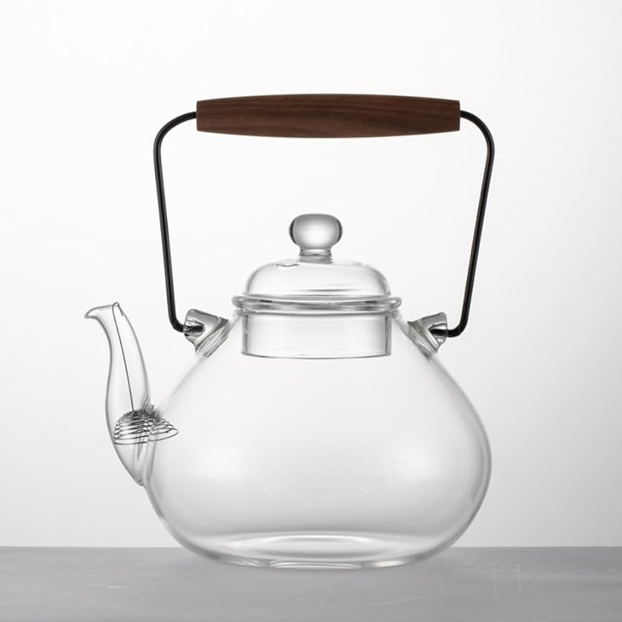 Amazon | ITMEAT 日本製吹きガラスケトル、高ホウケイ酸ガラス