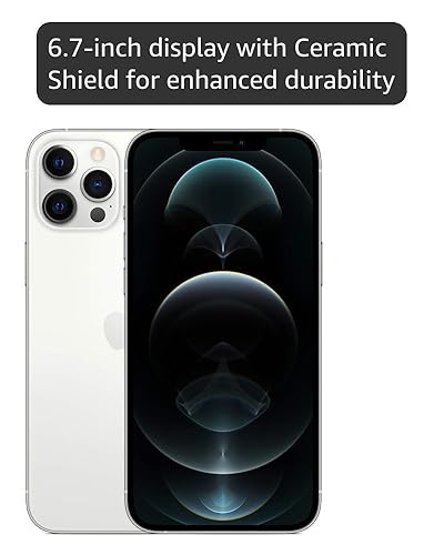 Amazon.com: Apple iPhone 12 Pro Max (256GB, Silver) [Locked] +