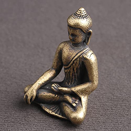 Amazon｜極小仏像 釈迦如来像 真鍮釈迦牟尼仏坐像 銅製仏像 仏教美術品