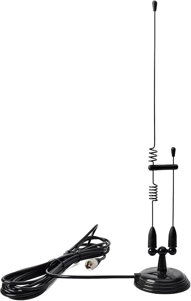 Amazon | 144/430MHz帯&VHF/UHF モービルアンテナ マグネット基台付