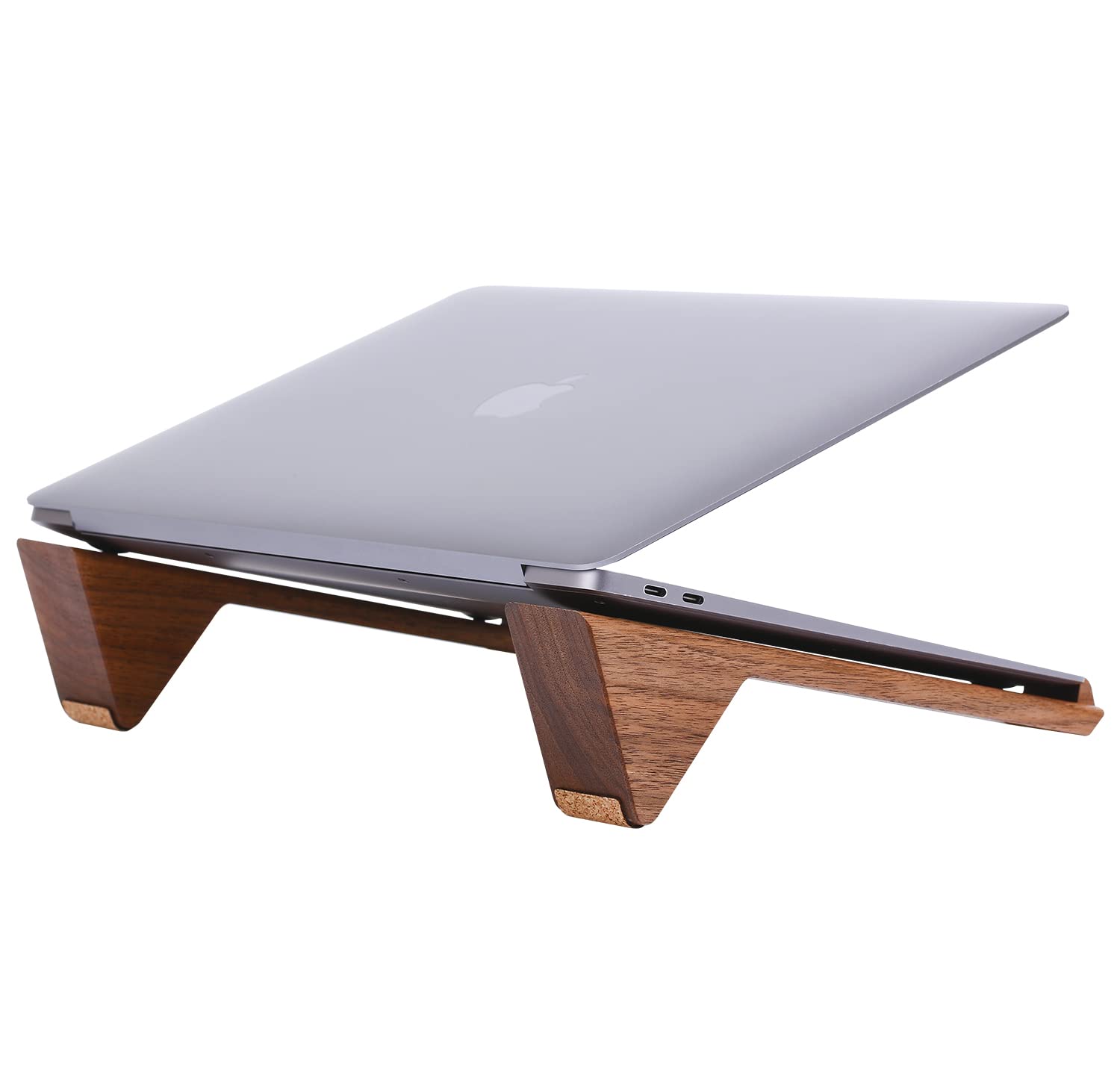 Amazon.co.jp: THEHRDWOOD 木製ノートパソコンスタンド デスク用