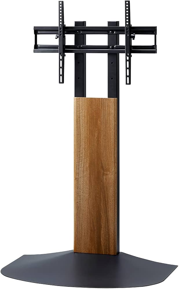 Amazon｜壁寄せテレビスタンド ダークブラウン 約幅84x奥行54.8x高さ