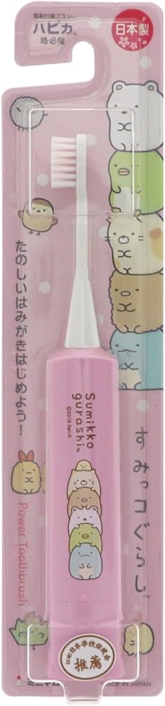 Amazon.co.jp: Sumikko Gurashi Hapika Electric Toothbrush, Pink