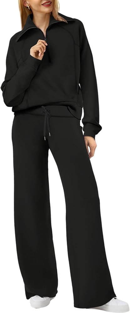 Amazon.com: XIEERDUO Lounge Sets For Women Half Zip Sweatshirt