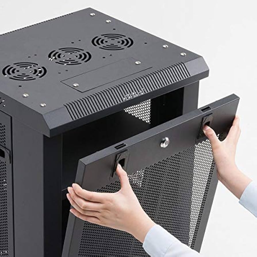 Amazon.co.jp: サンワサプライ マルチ収納ラック メッシュパネル 鍵