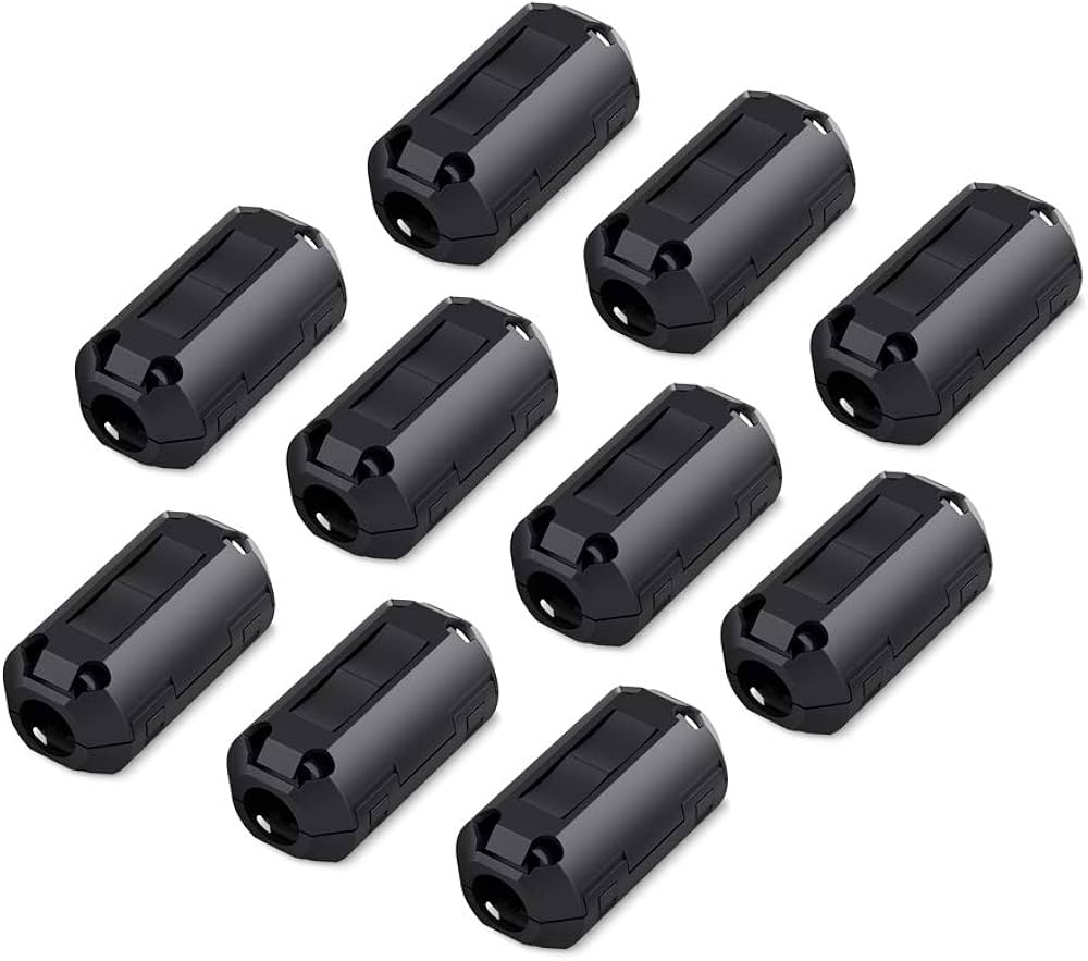 Amazon.co.jp: ノイズフィルター 【内径3.5mm】 10個セット ケーブル類