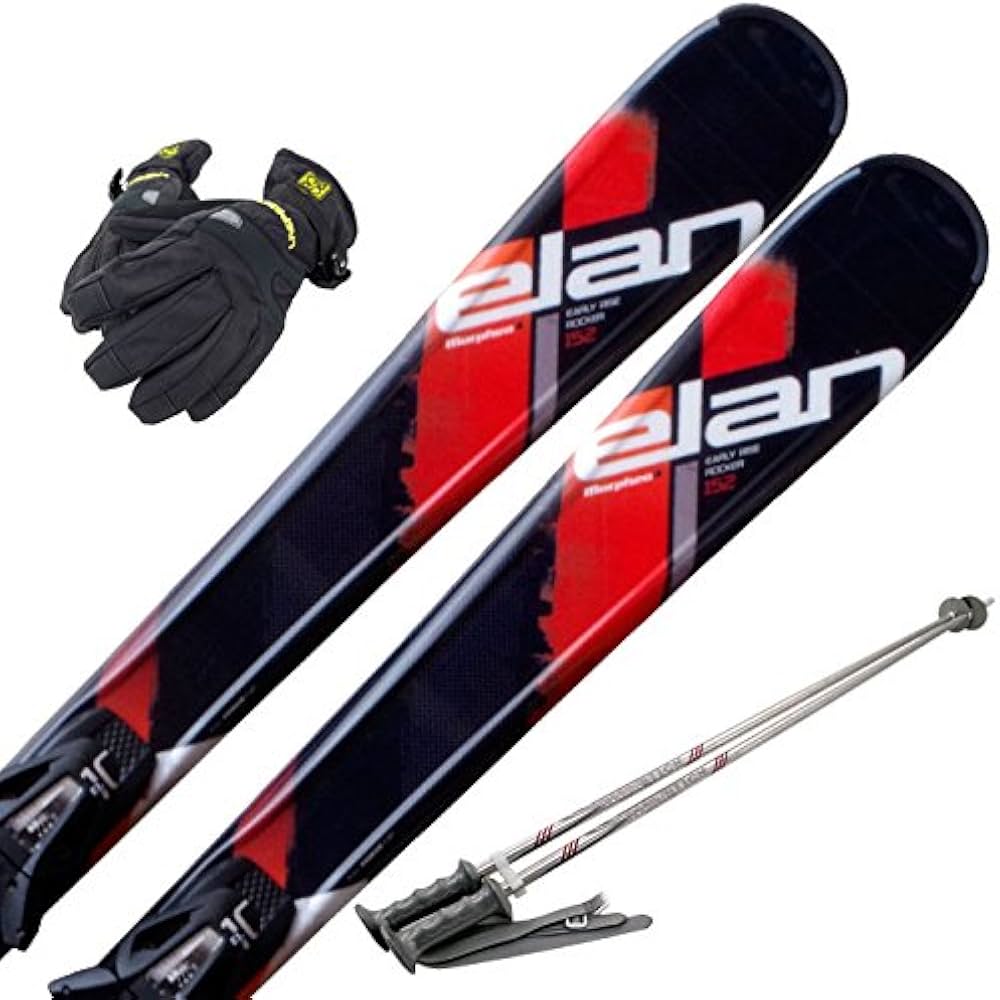 Amazon | ELAN(エラン) 4点セット カービングスキー MORPHEO 4 レッド