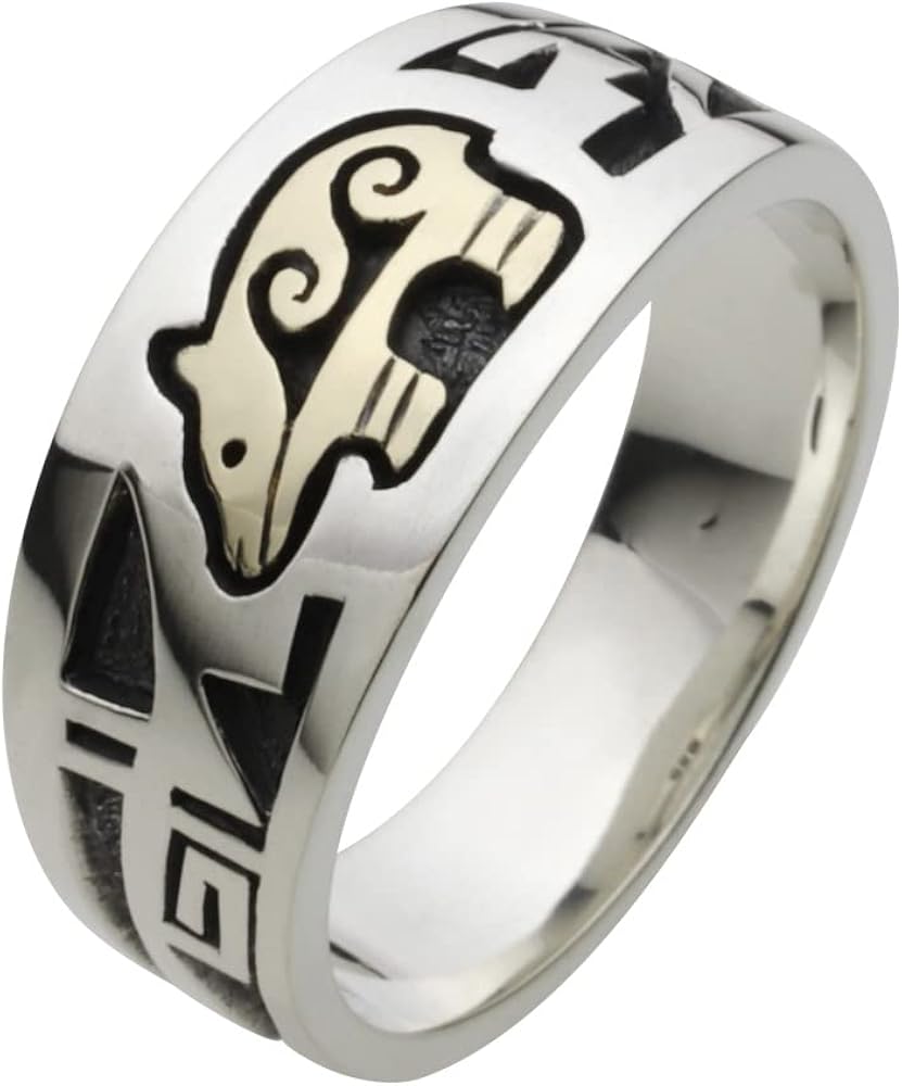 Amazon | [フィグマート] ネイティブ ホピ族 ベア リング【シルバー925