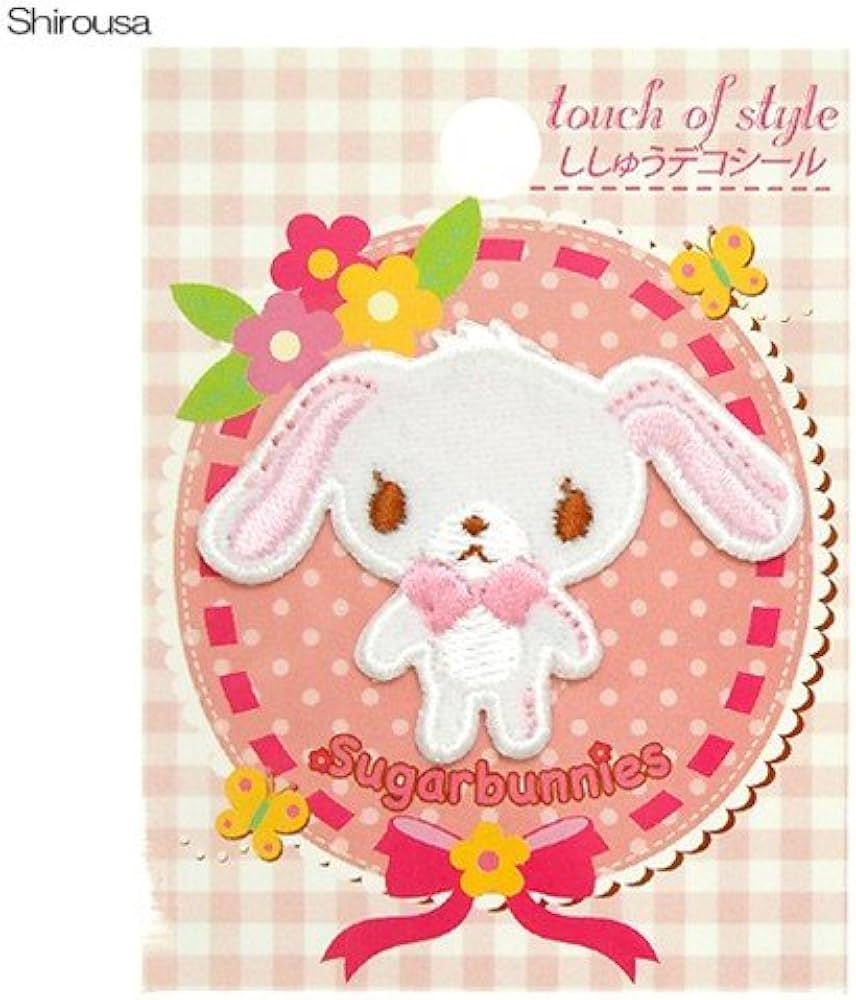 Amazon | シュガーバニーズ 刺繍デコシール（再剥離タイプ）サンリオ