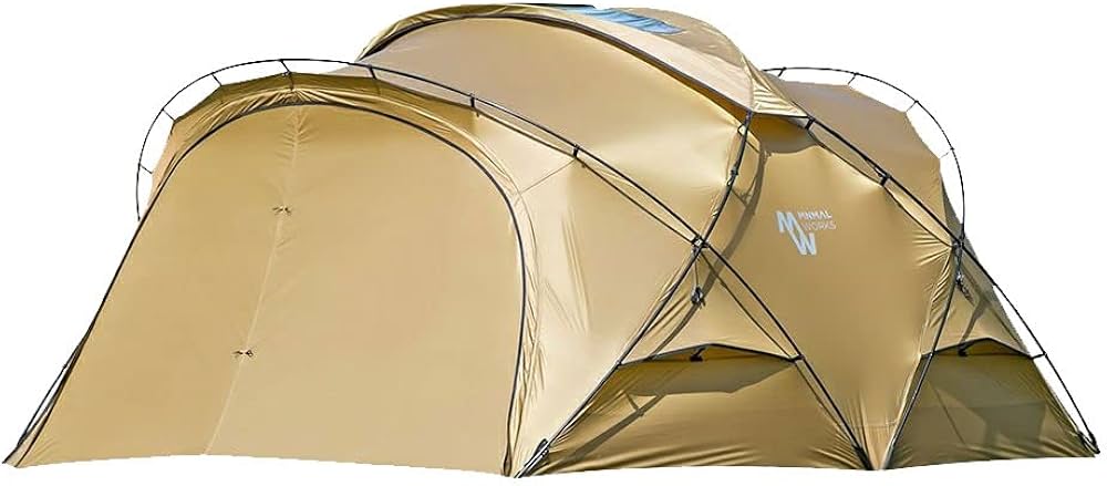 Amazon | [MINIMAL WORKS(ミニマルワークス)] Shelter G 4人用 Tan