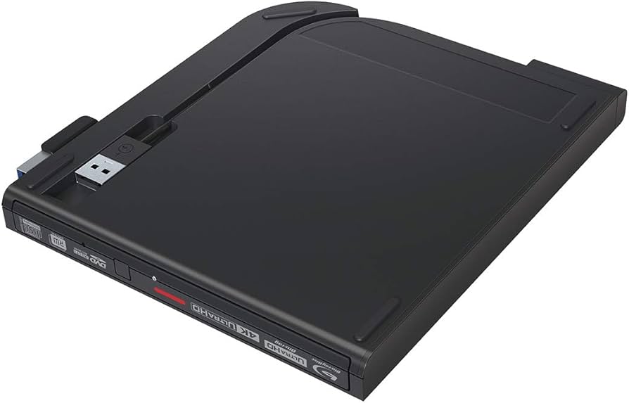 Amazon.com: Buffalo UHD BD Portable Blu-ray Drive Black BRUHD-PU3
