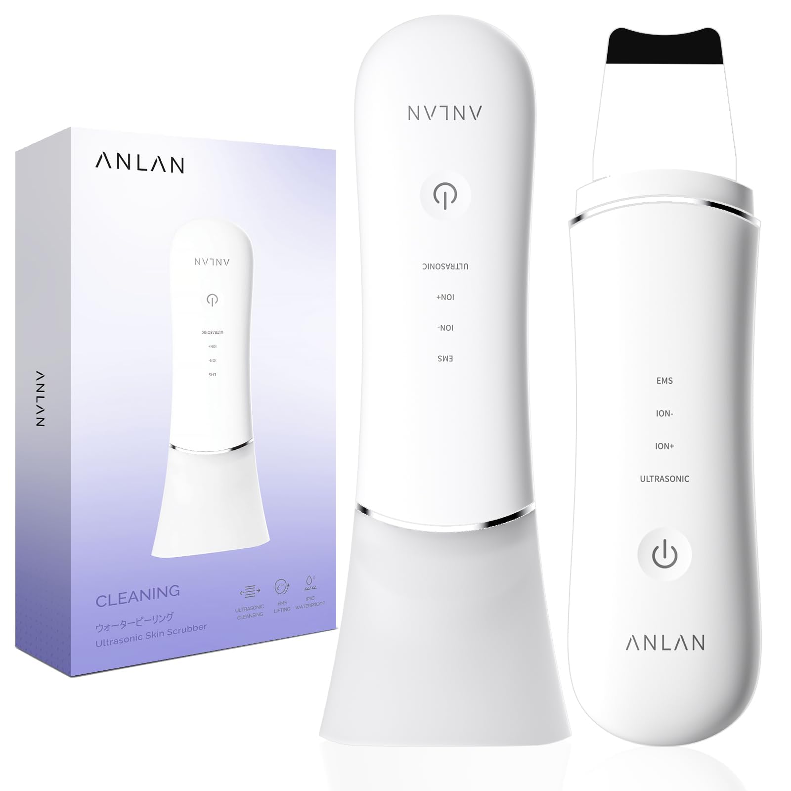 Amazon.co.jp: ANLAN プレミアム ウォーターピーリング 美顔器 超音波