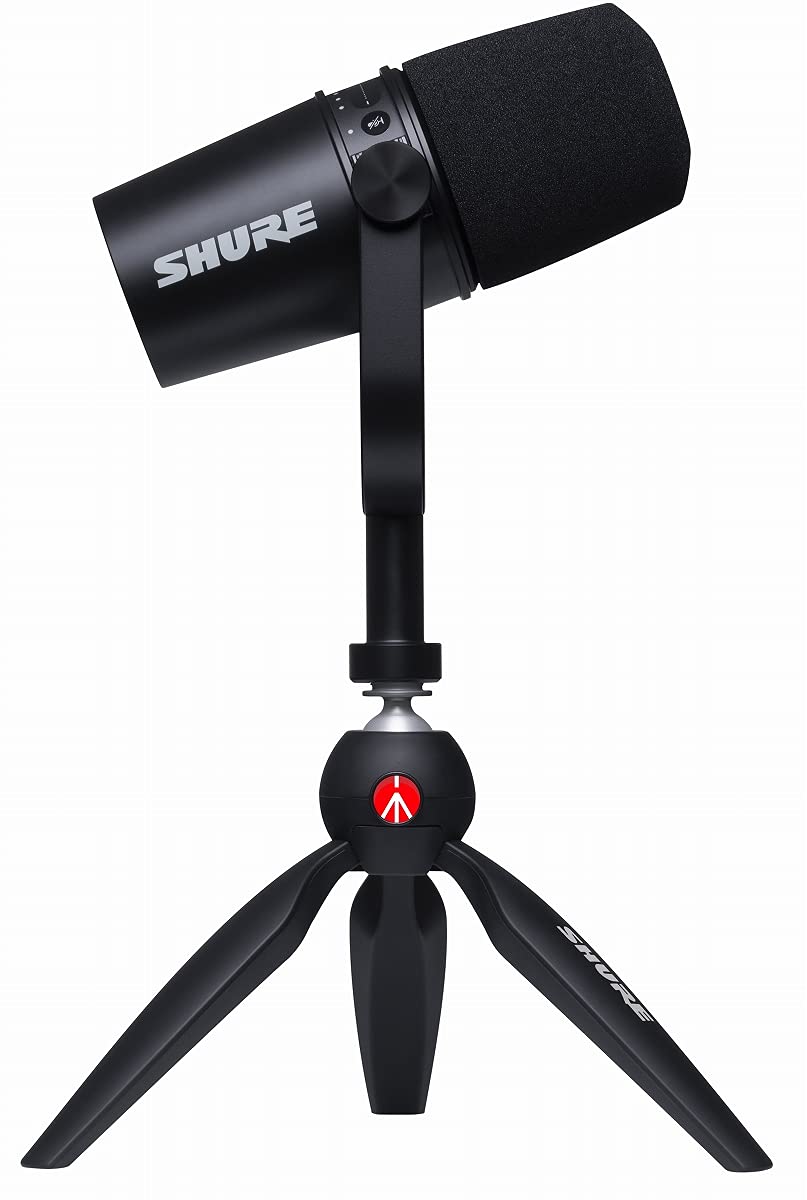 Amazon | SHURE シュア MV7 ポッドキャストキット : ダイナミック