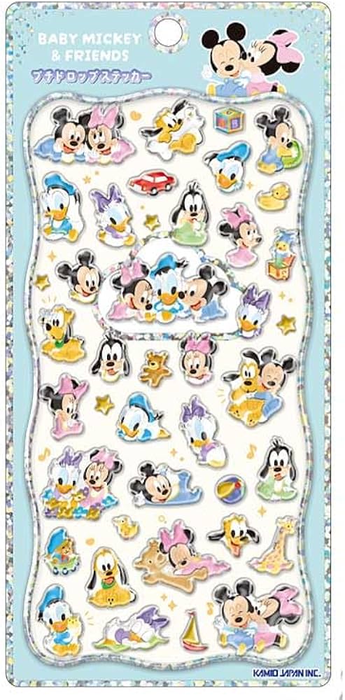 Amazon | カミオジャパン ディズニーベビー プチドロップステッカー