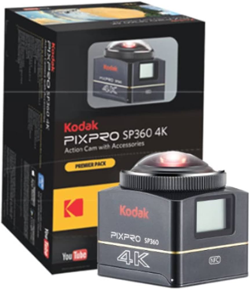 Amazon | Kodak PIXPRO SP360 4K Premier Pack VR Camera by Kodak