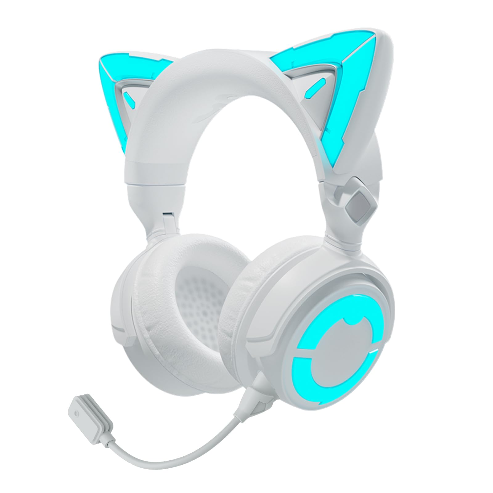 Amazon.com: YOWU Cat Ear Headphones 4GS -Wireless Bluetooth Noise