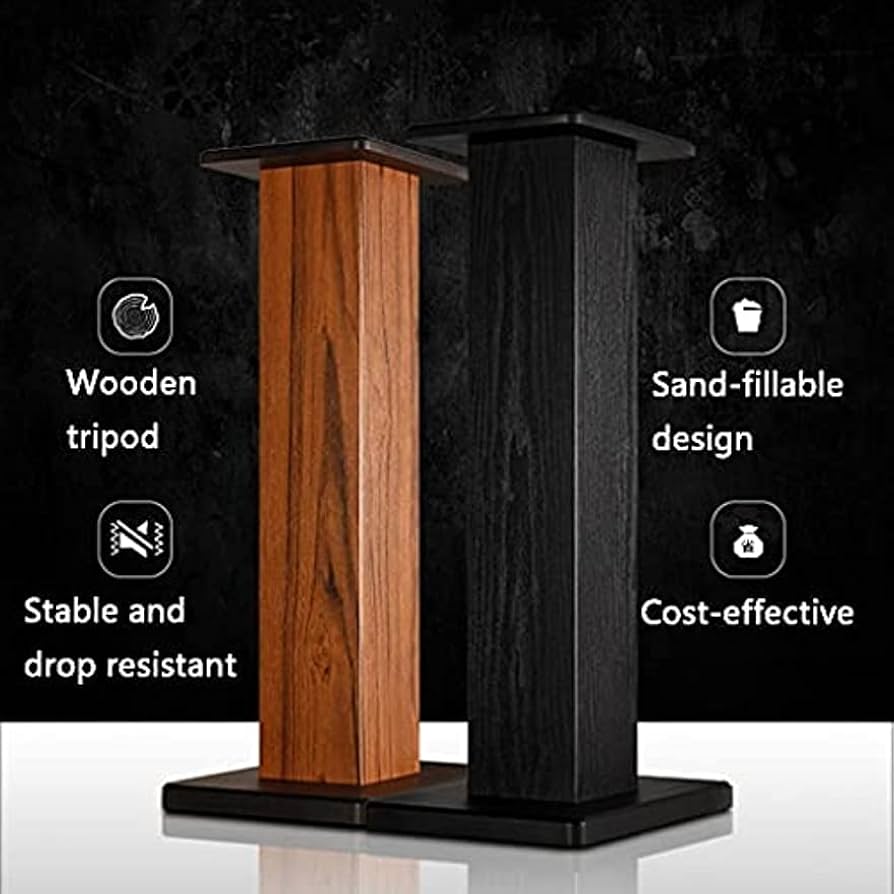 Amazon.co.jp: 木製スピーカースタンド/サラウンドサウンドスタンド
