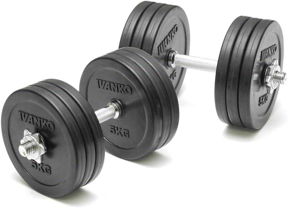 Amazon | IVANKO(イヴァンコ) ラバーダンベルセット(スクリューバー