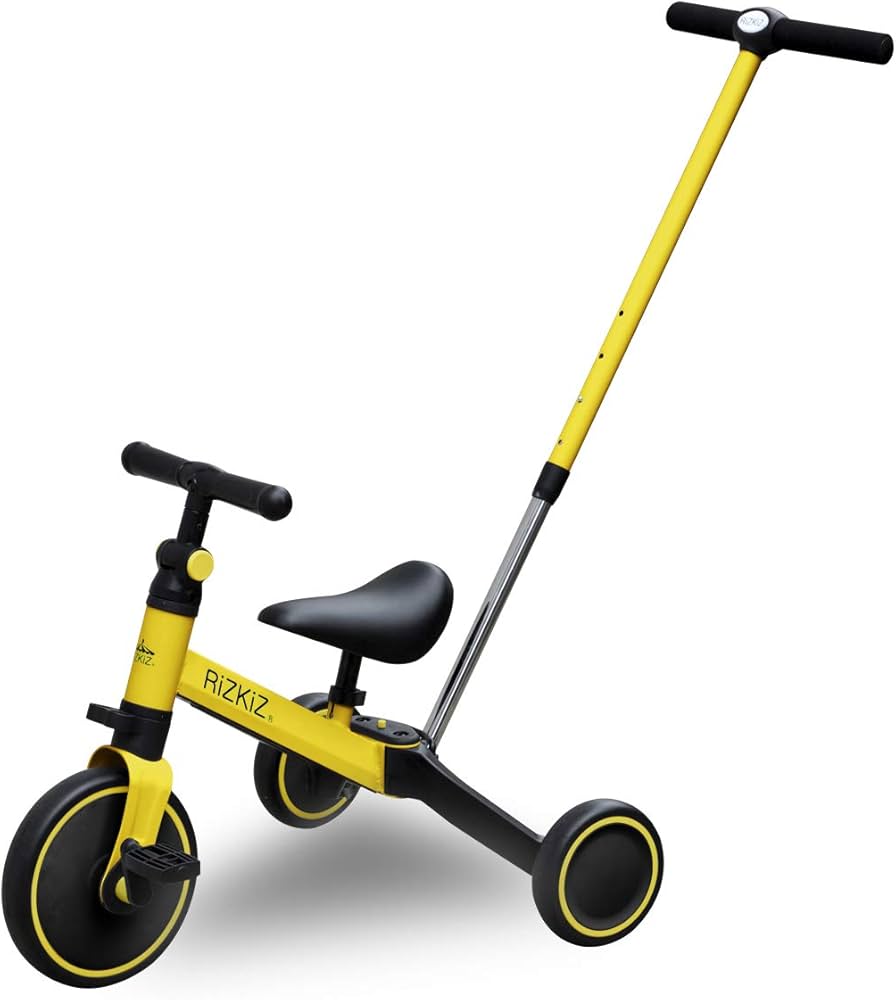 Amazon.co.jp: RiZKiZ 4in1 折たたみ三輪車 二輪車 大人用ハンドルバー