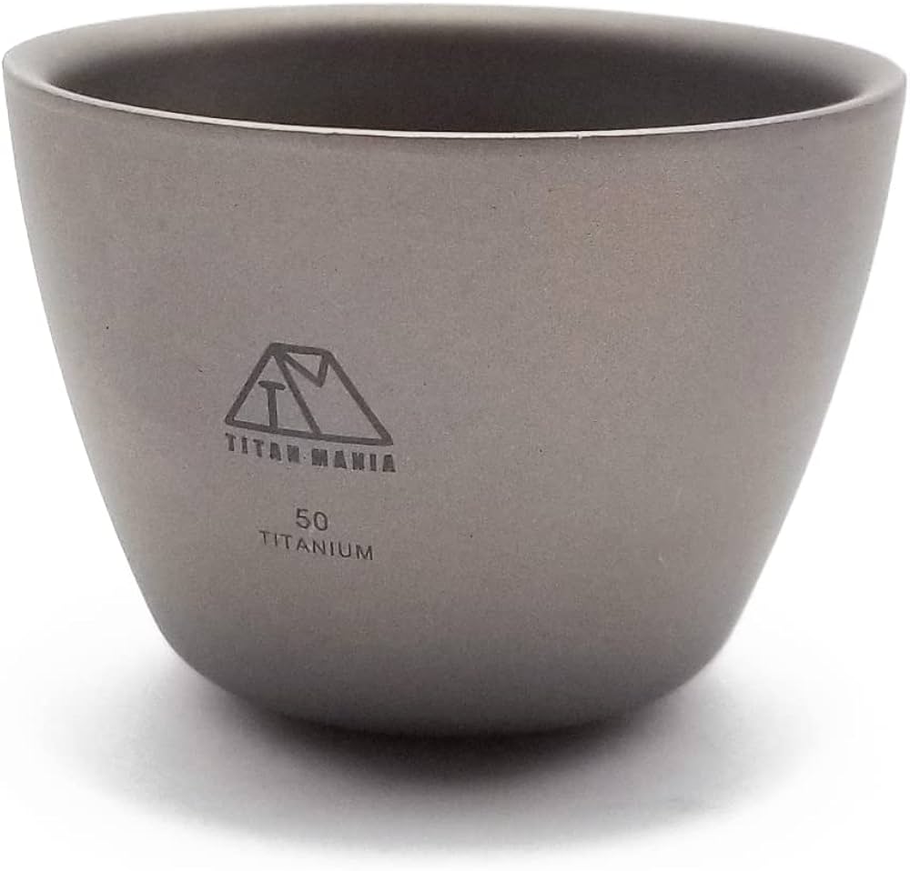 Amazon.co.jp: TITAN MANIA(チタンマニア) ぐい呑み おちょこ チタン製