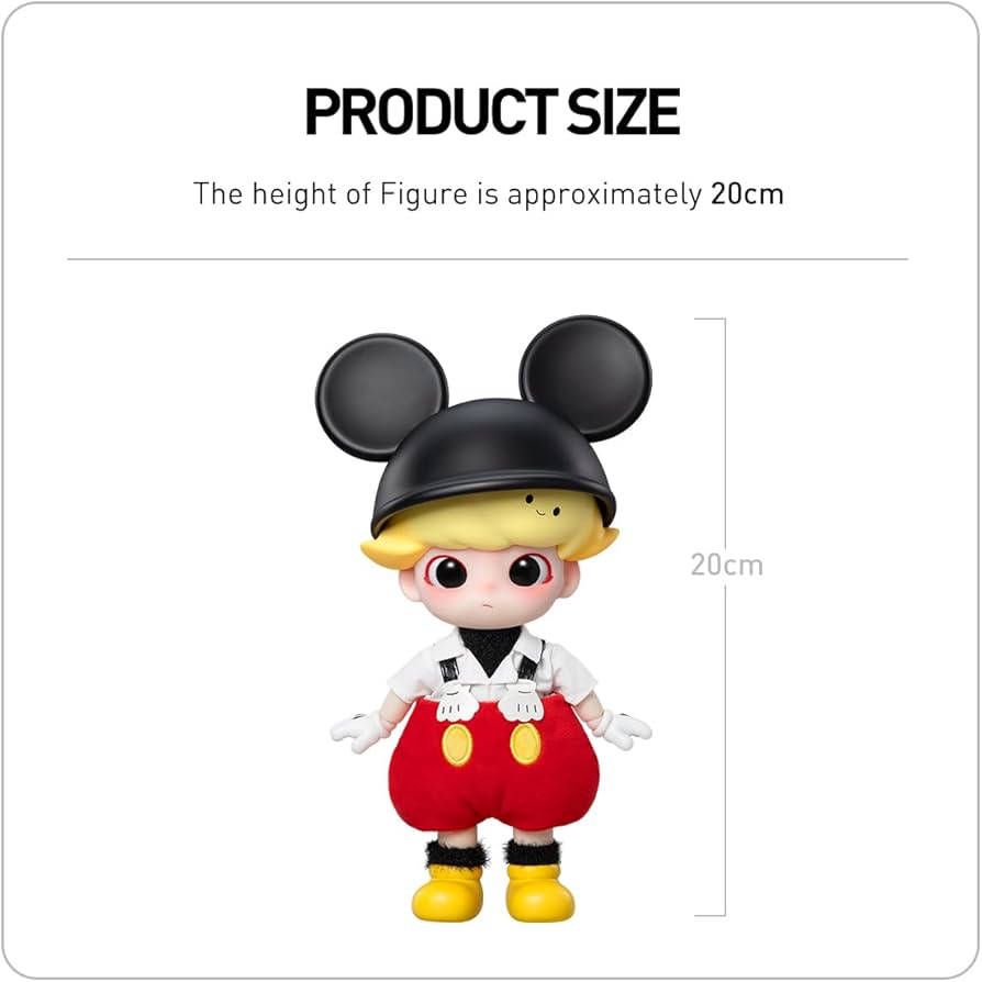 Amazon.co.jp: POP MART DIMOO MICKEY 1/8 アクションフィギュア