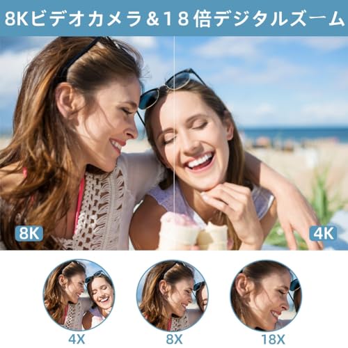 Nicoway（ニコウェイ） - ビデオカメラ 8K DV8KD06A の評価 | SHOPSTAFF