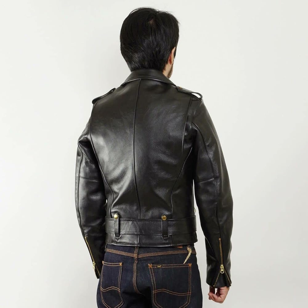 Amazon.co.jp: [バンソン] Leathers C2 ダブルライダース ブラック 36