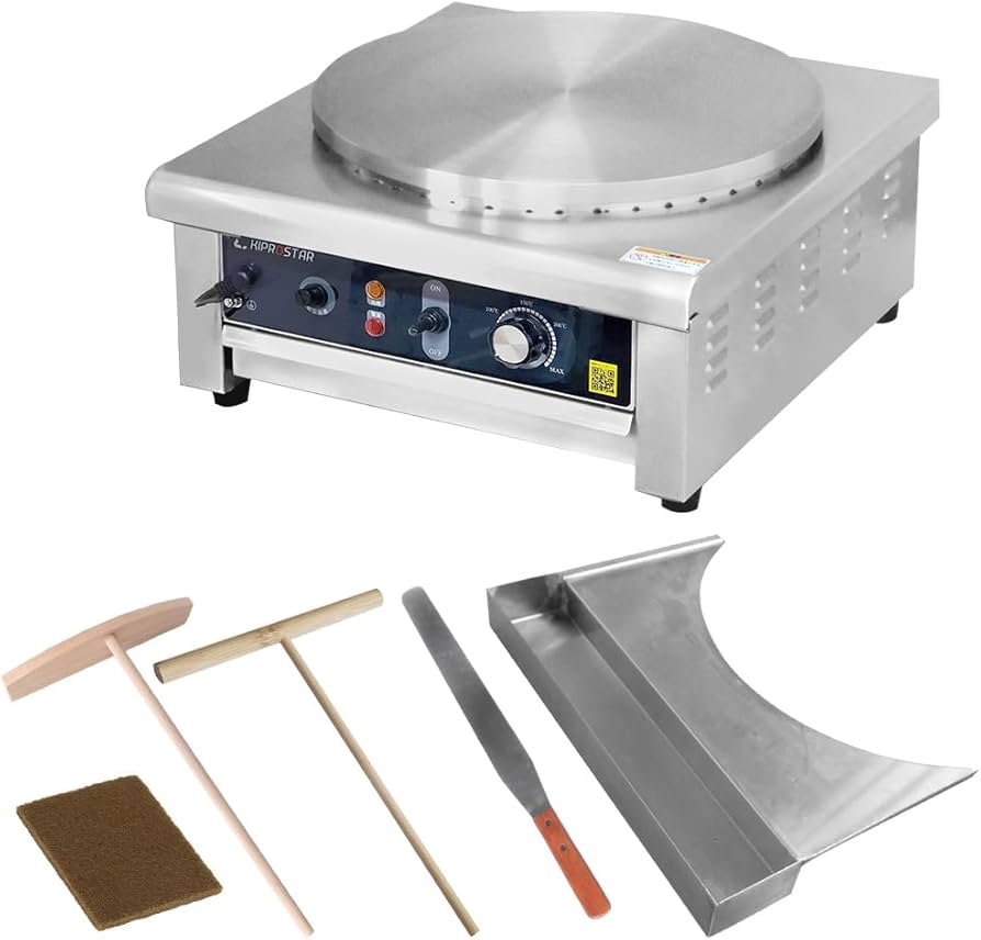 Amazon | 実用新案登録済 電気クレープ焼き器 クレープメーカー 業務用
