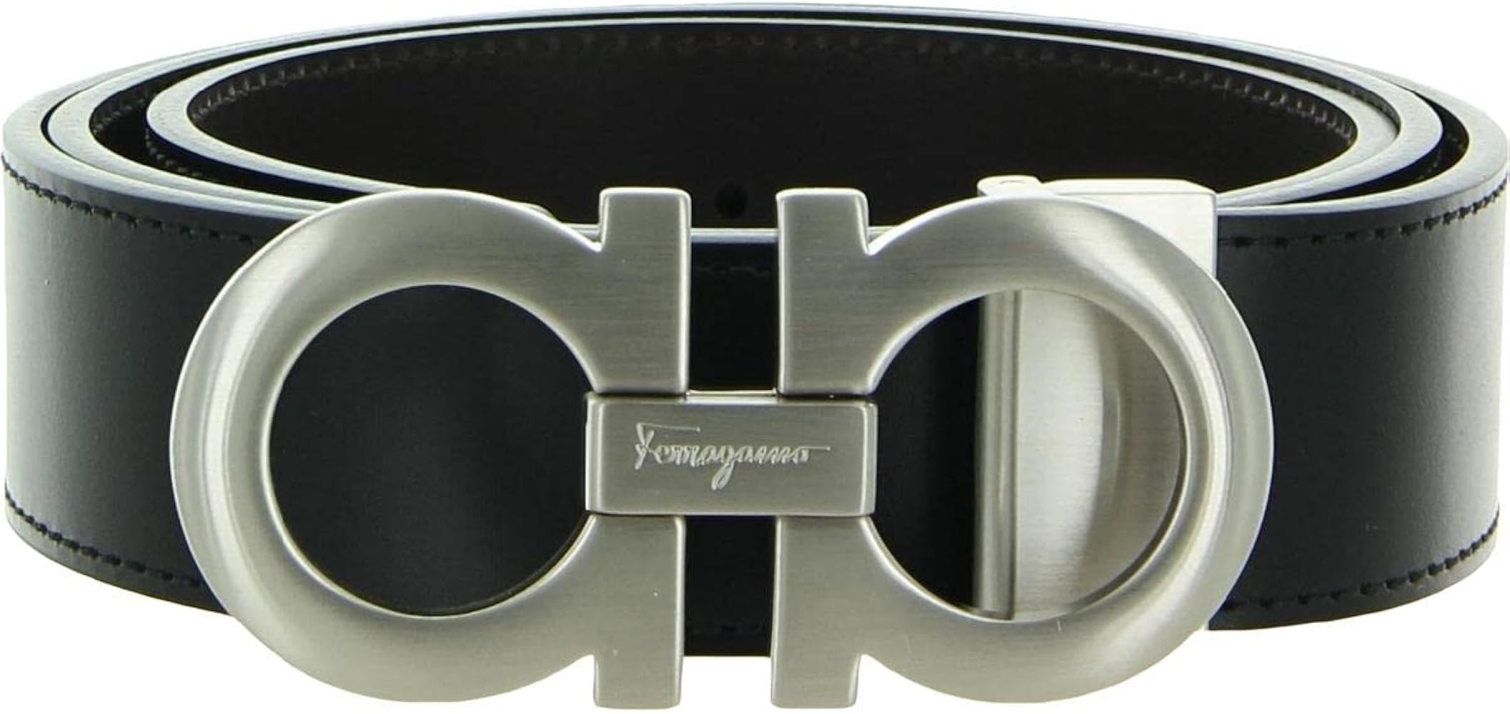 Amazon | Salvatore Ferragamo メンズ ブラック ブラウン レザー