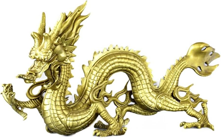 Amazon.co.jp: [AiO JAPAN] 置物 風水 皇帝龍 五本爪 ーVer2ー 龍 竜