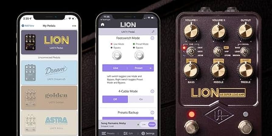 Amazon.com: Universal Audio Lion 68 Super Lead Amp Pedal : Musical