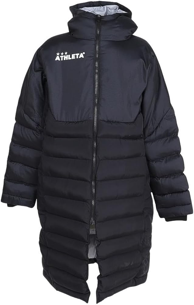 Amazon.co.jp: [アスレタ] JRベンチコート 140cm BLK : ファッション