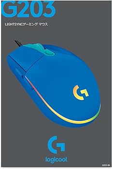 Amazon.co.jp: Logicool G ゲーミングマウス G203 有線 ゲーミング