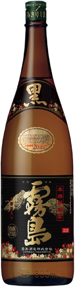 Amazon.co.jp: 霧島酒造 黒霧島 20度 瓶 1800ml : 食品・飲料・お酒