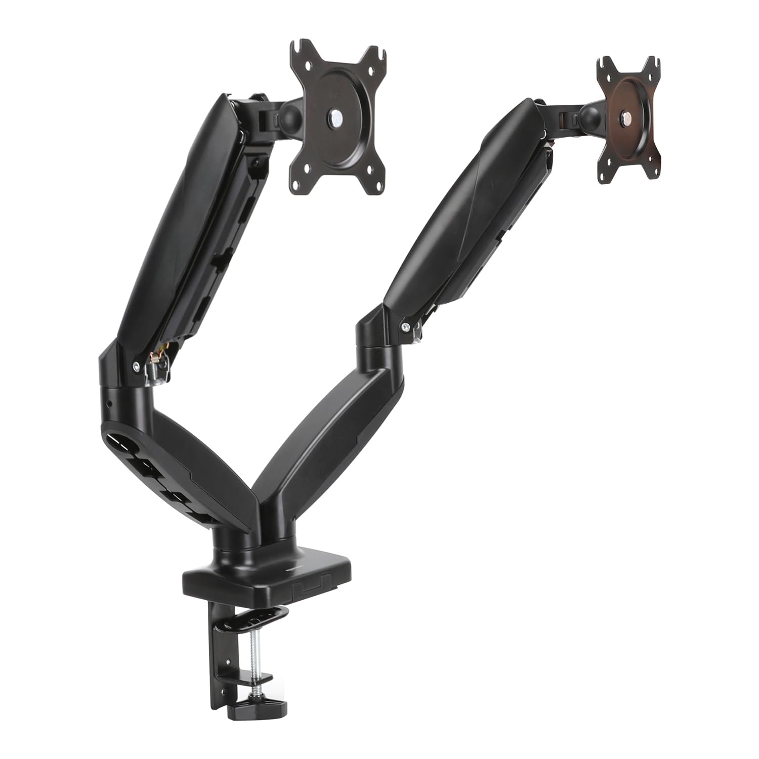 Amazon.co.jp: Amazon Basics Dual Monitor Arm with Gas Spring (Up