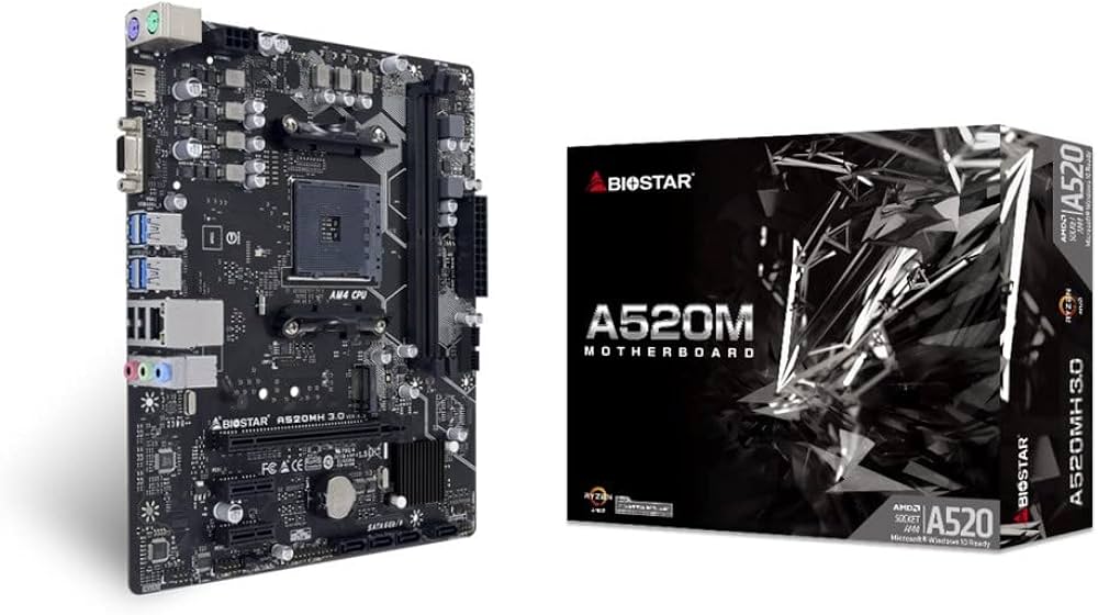 Amazon | BIOSTAR AMD A520チップセット搭載・AMD Ryzen 5000シリーズ