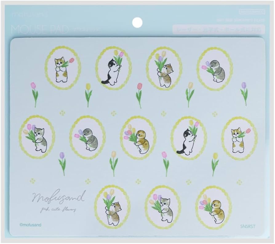 Amazon.co.jp: サンスター文具 mofusand PCグッズ マウスパッド ライト