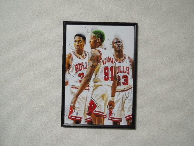 Amazon.co.jp: A4 額付き ポスター マイケルジョーダン 23 Michael