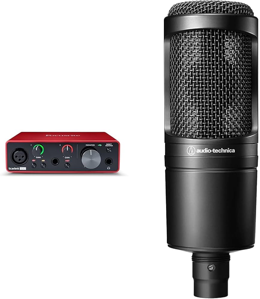 Amazon.com: Audio-Technica AT2020 Cardioid Condenser Studio XLR