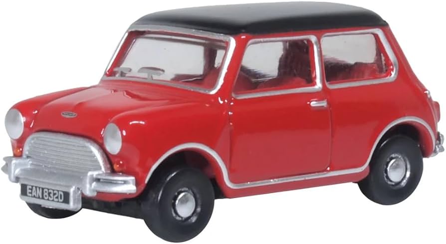 Amazon | OXFORD 1/76 オースチン ミニ クーパー レッド Mini Austin