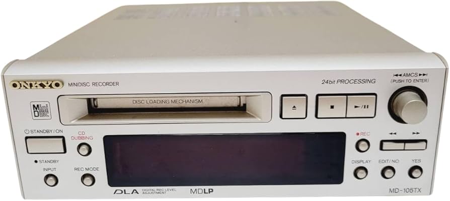 Amazon.co.jp: ONKYO INTEC205 MDLP対応MDデッキ MD-105TX(S) : 家電