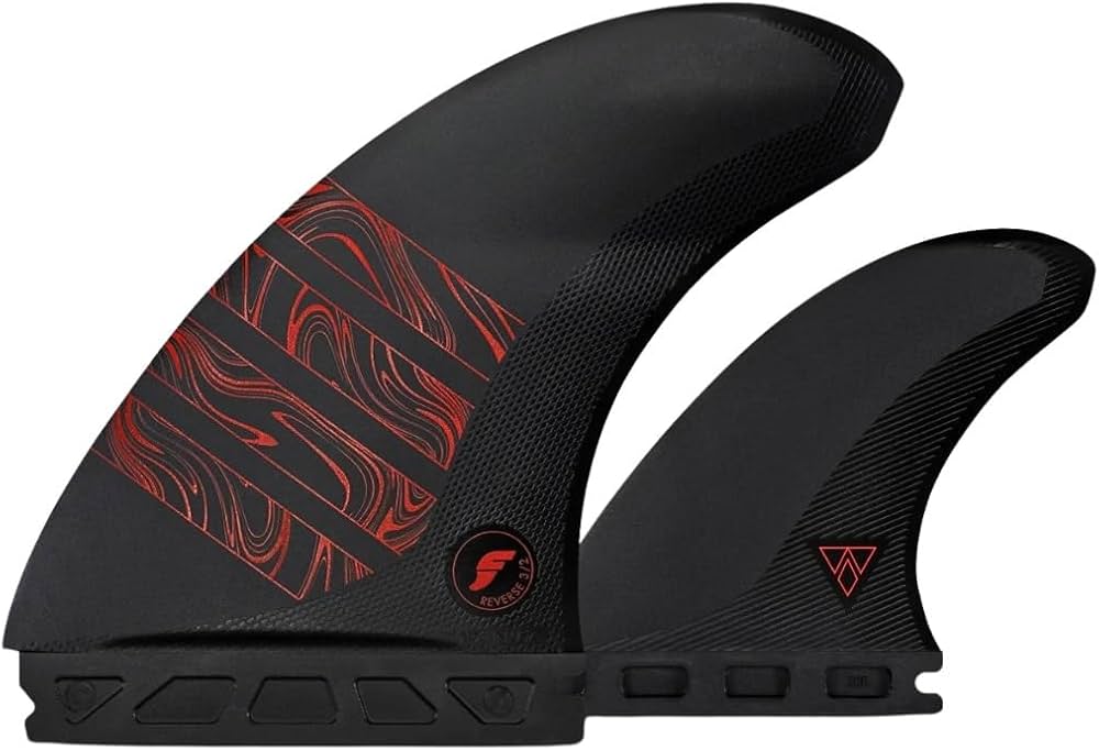 Amazon.com : Alpha 3/2 Reverse Twin +1 Fins : Sports & Outdoors