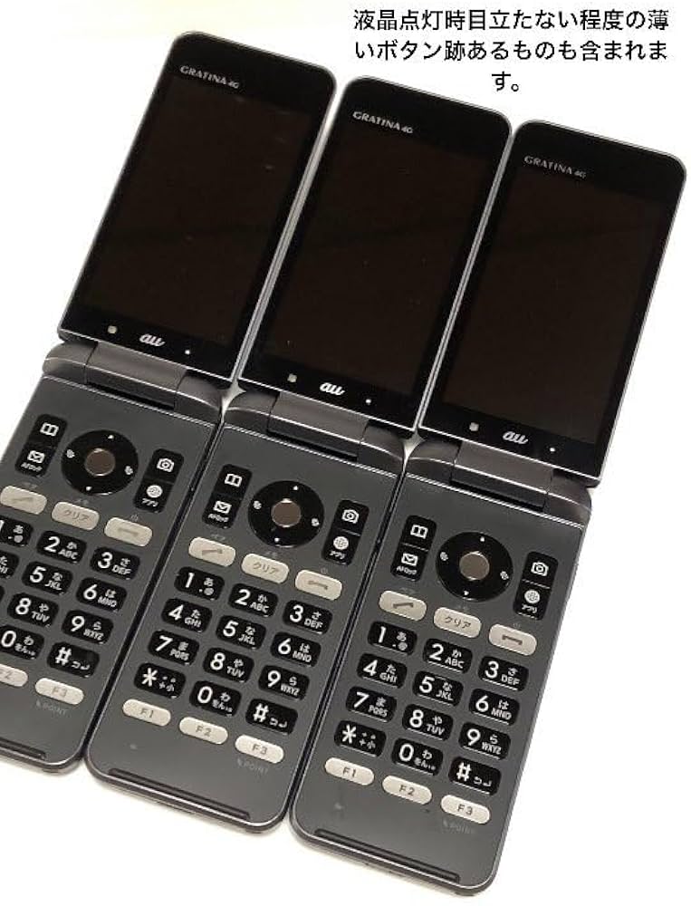 Amazon | au SIMロック解除済 GRATINA 4G KYF34 (メタルブラック