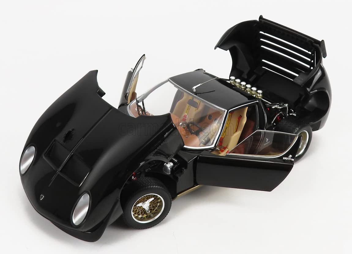 Amazon | 京商オリジナル 1/18 ランボルギーニ ミウラ SVR ブラック