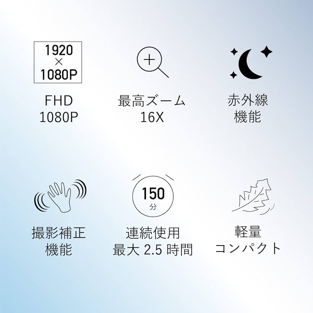 Amazon | 【公式】 SaiEL ビデオカメラ FHD 16倍デジタルズーム 夜間