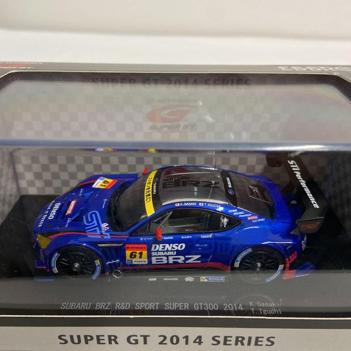 Amazon | EBBRO 1/43 SUBARU BRZ R&D SPORT SUPER GT300 2014年 #61