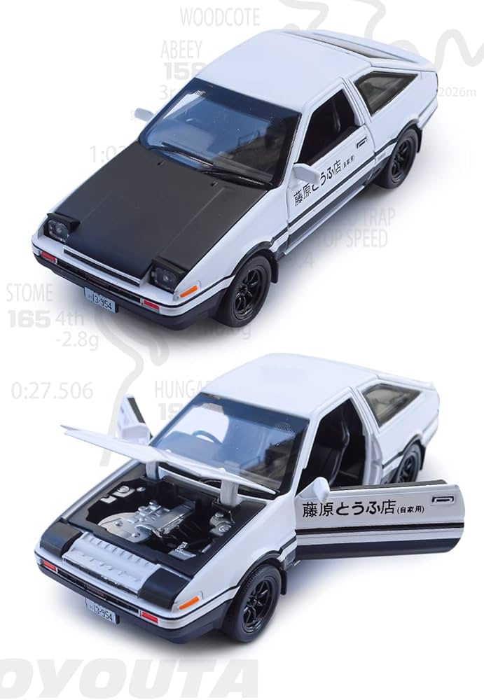 Amazon.com: Tianmei 1:32 Initial D Trueno AE86 Alloy Diecast Car