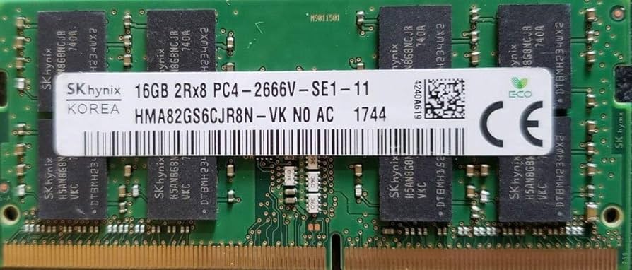 Genuine OEM 16GB Laptop Ram HMA82GS6CJR8N-VK 16GB (1X16GB) PC4
