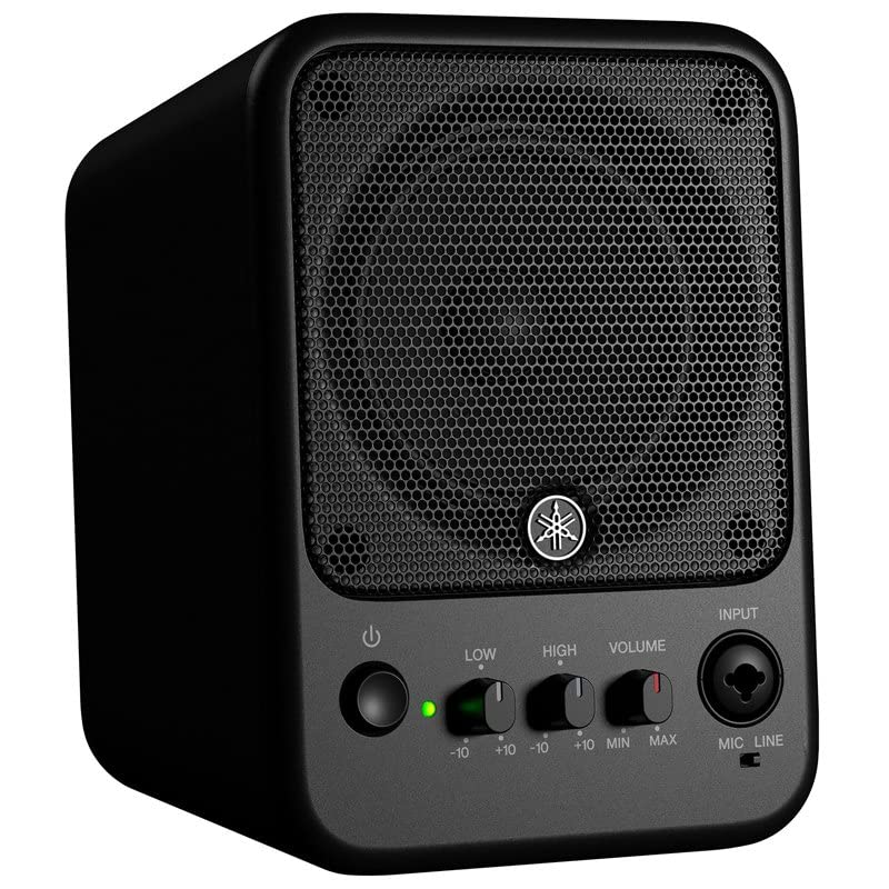 Amazon | ヤマハ MS101-4 パワードスピーカー マイク入力(XLR)も搭載